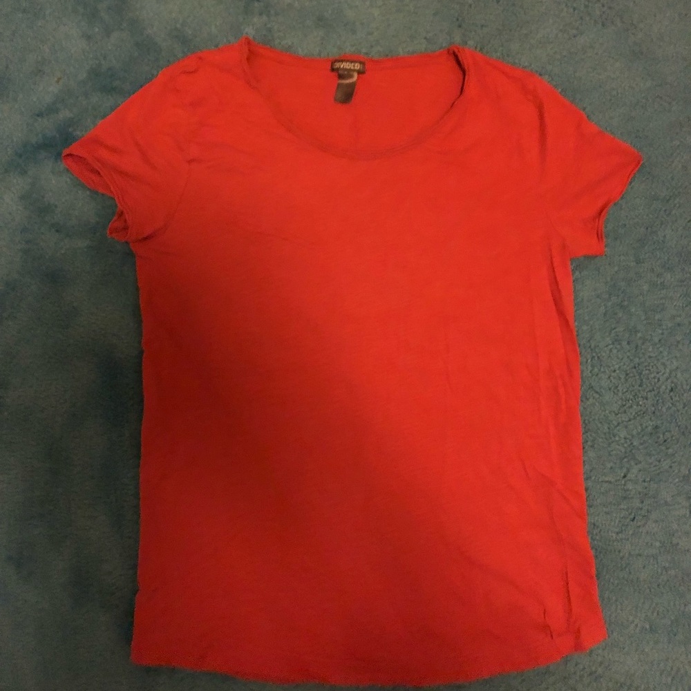 Medium Divided Red shirt (scoop neck)